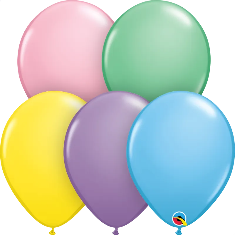 11" Round Pastel Assortment