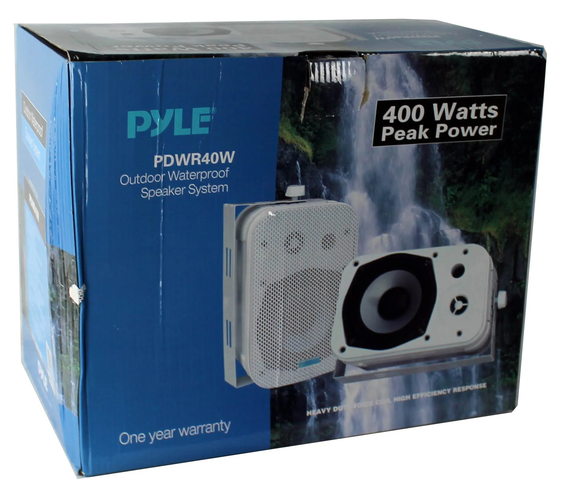 4 Pyle 5.25" Outdoor Speakers and PT260A 200W Stereo Home Theater Receiver