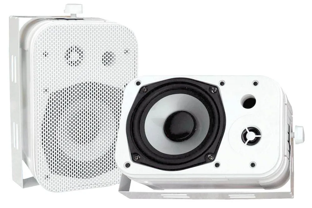4 Pyle 5.25" Outdoor Speakers and PT260A 200W Stereo Home Theater Receiver