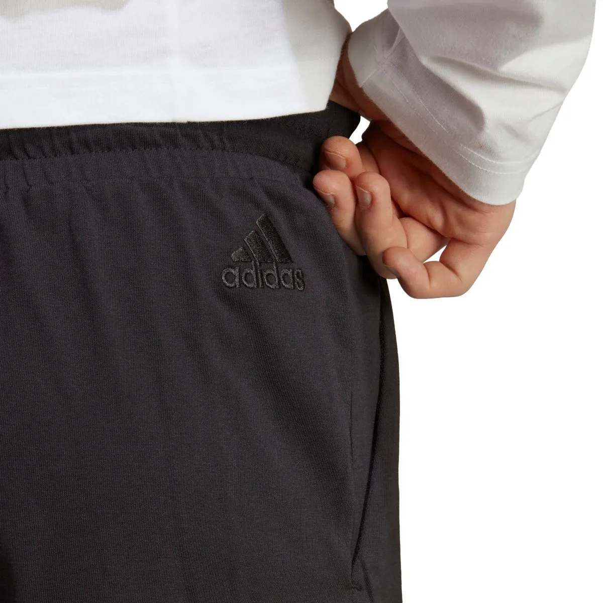 adidas Men's Essentials Single Jersey Logo Shorts (Tall)