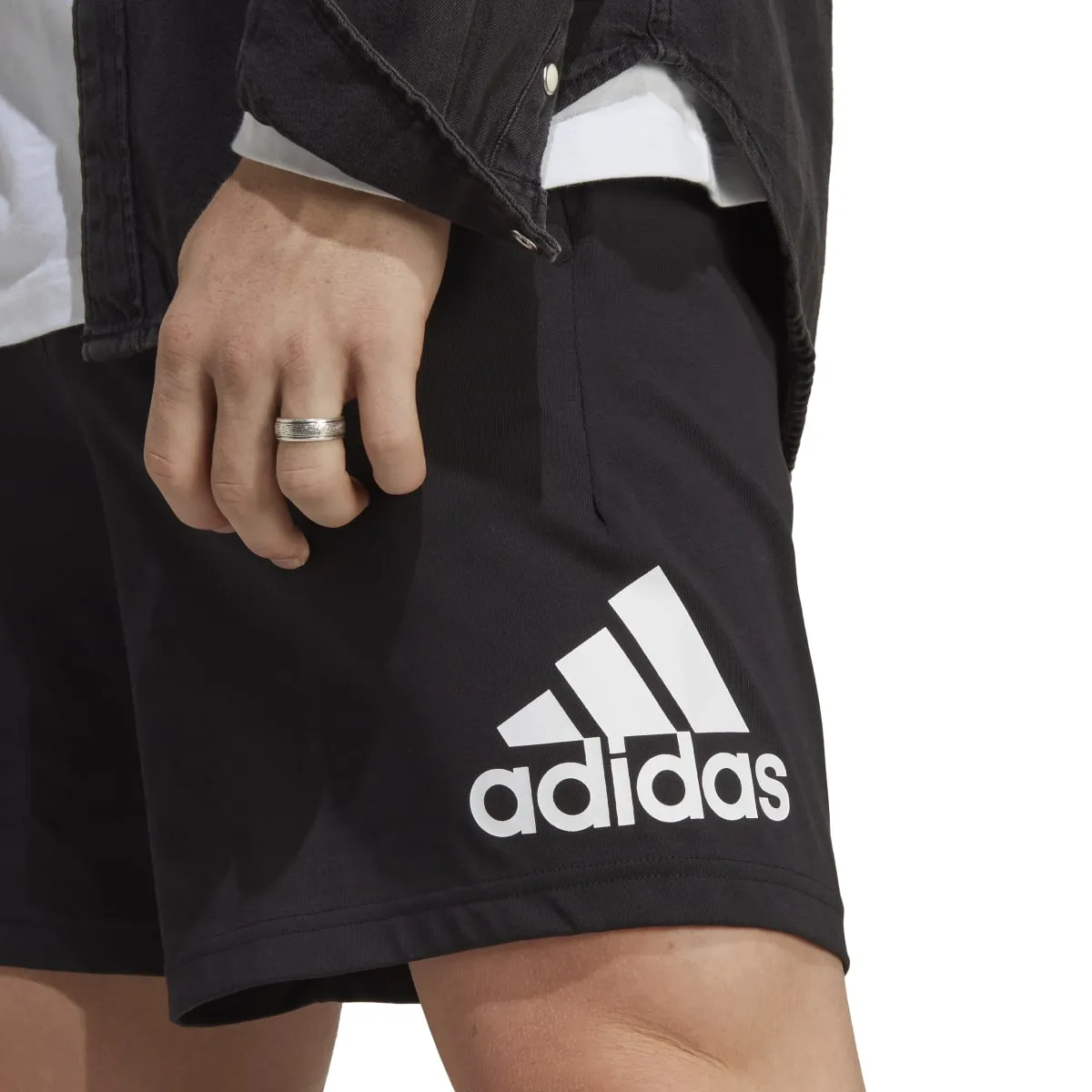 adidas Men's Essentials Single Jersey Logo Shorts (Tall)
