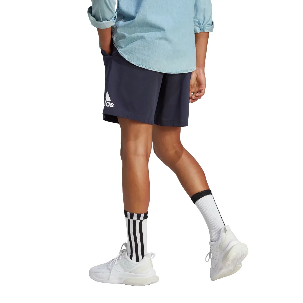 adidas Men's Essentials Single Jersey Logo Shorts (Tall)
