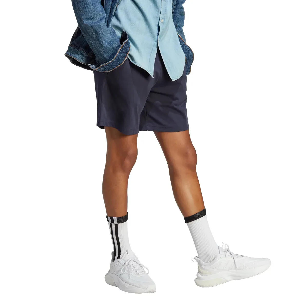 adidas Men's Essentials Single Jersey Logo Shorts (Tall)