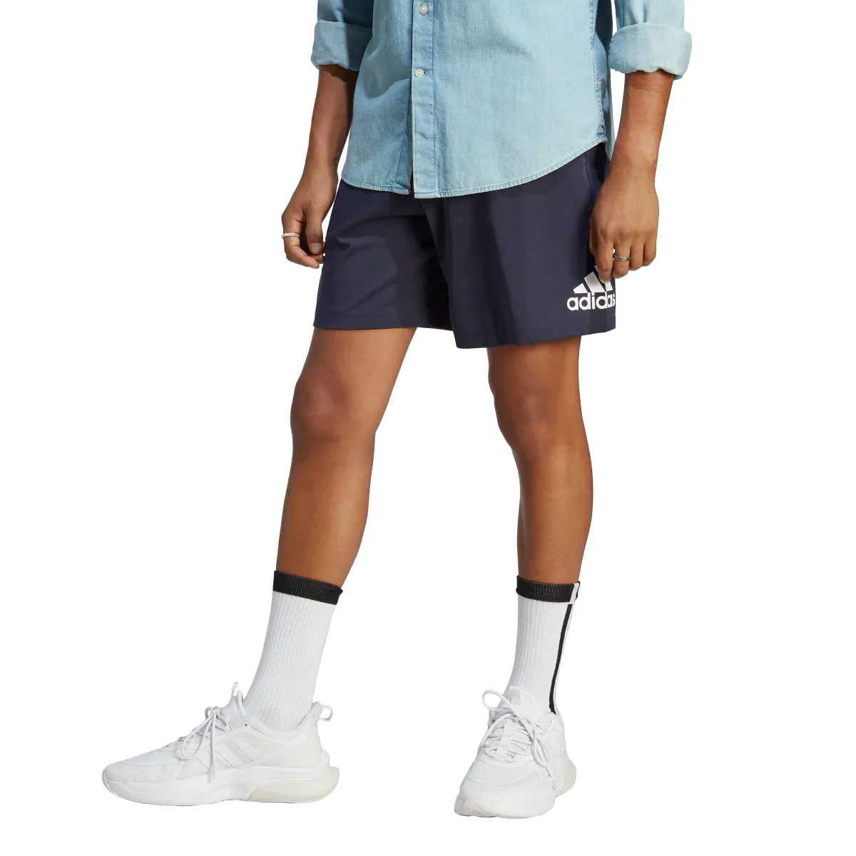 adidas Men's Essentials Single Jersey Logo Shorts (Tall)