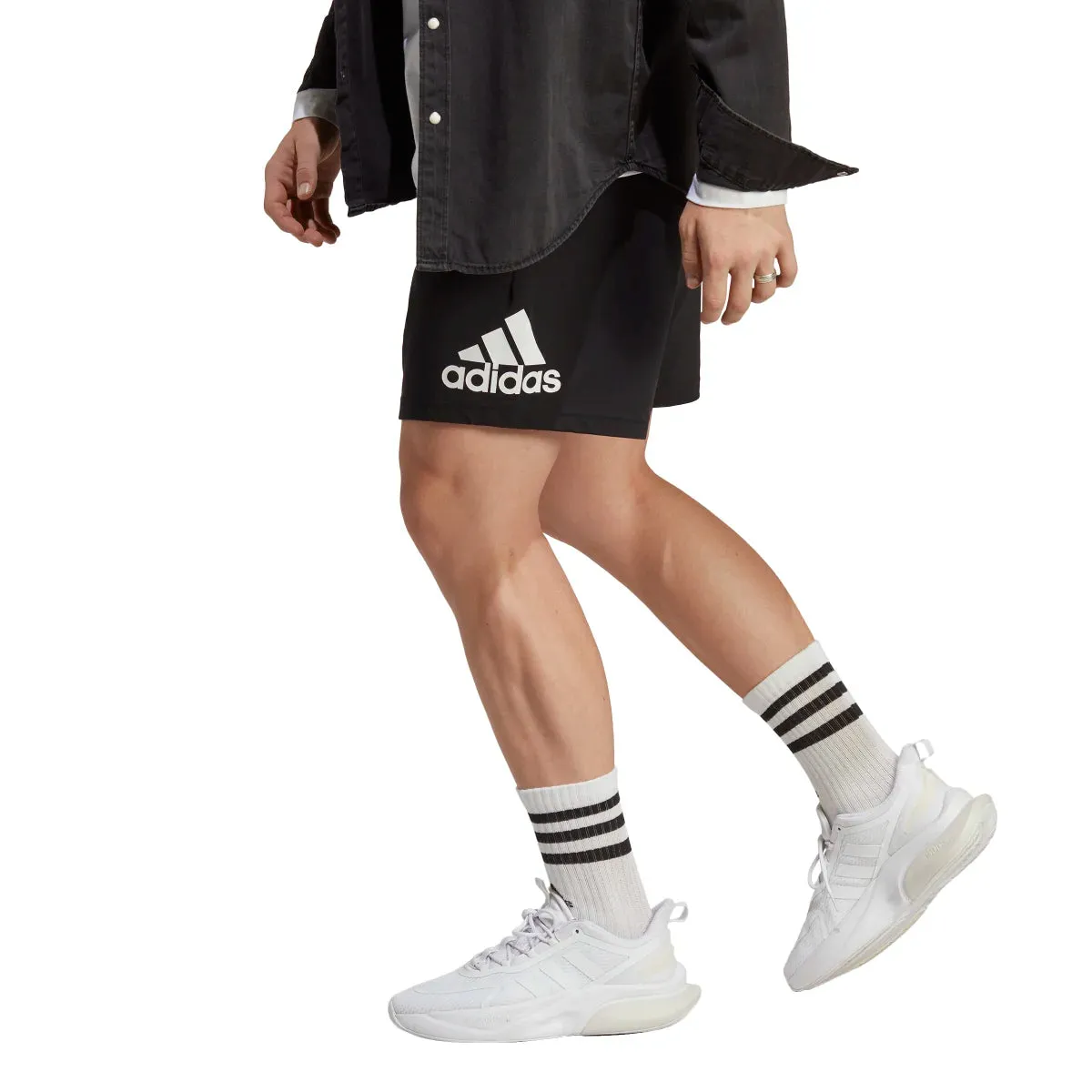 adidas Men's Essentials Single Jersey Logo Shorts (Tall)