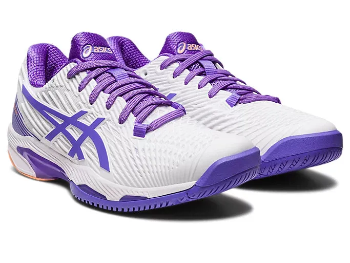 Asics Solution Speed FF 2 Women's Tennis Shoe White/Amethyst