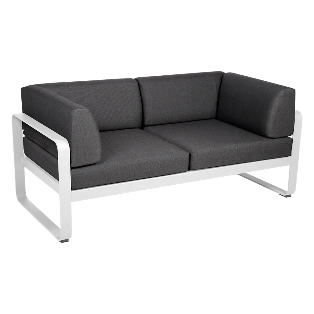 BELLEVIE 2-SEATER CLUB SOFA-GRAPHITE GREY CUSHION