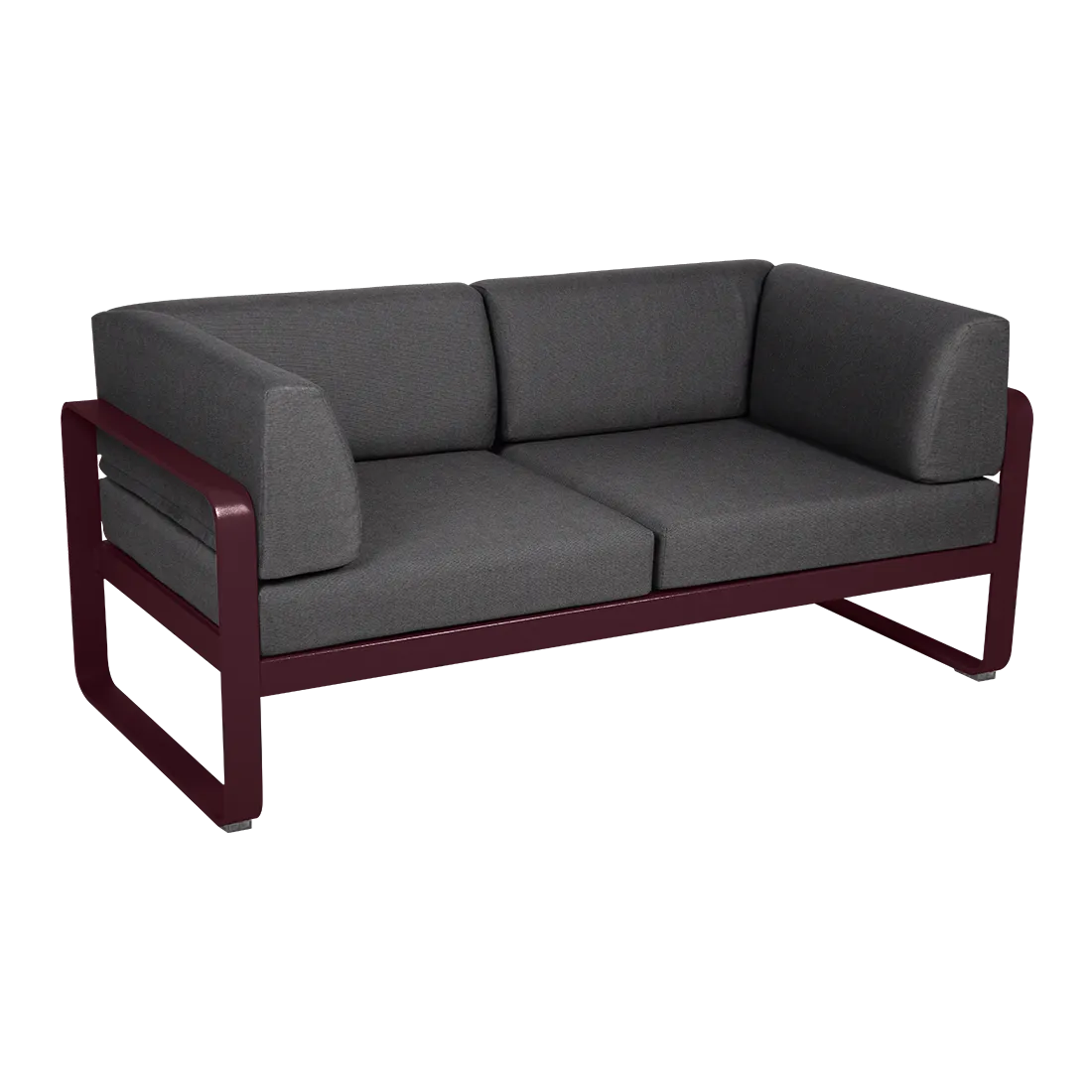 BELLEVIE 2-SEATER CLUB SOFA-GRAPHITE GREY CUSHION