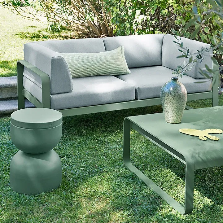 BELLEVIE 2-SEATER CLUB SOFA-GRAPHITE GREY CUSHION
