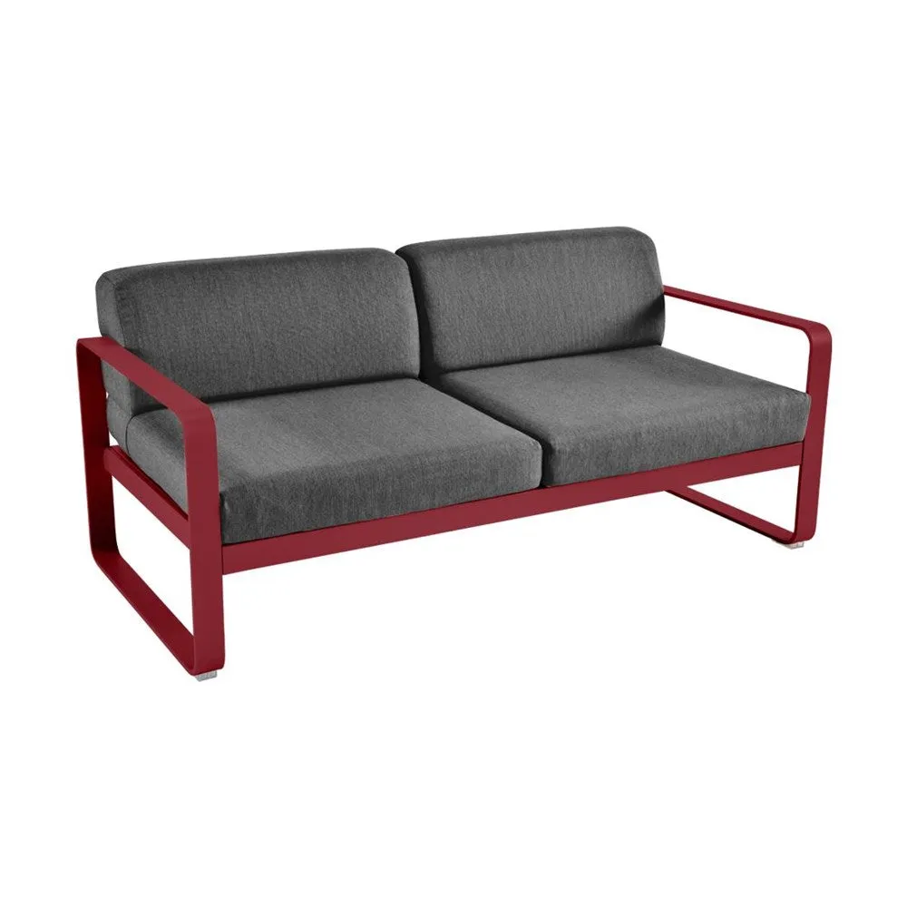 BELLEVIE 2-SEATER-GRAPHITE GREY CUSHION