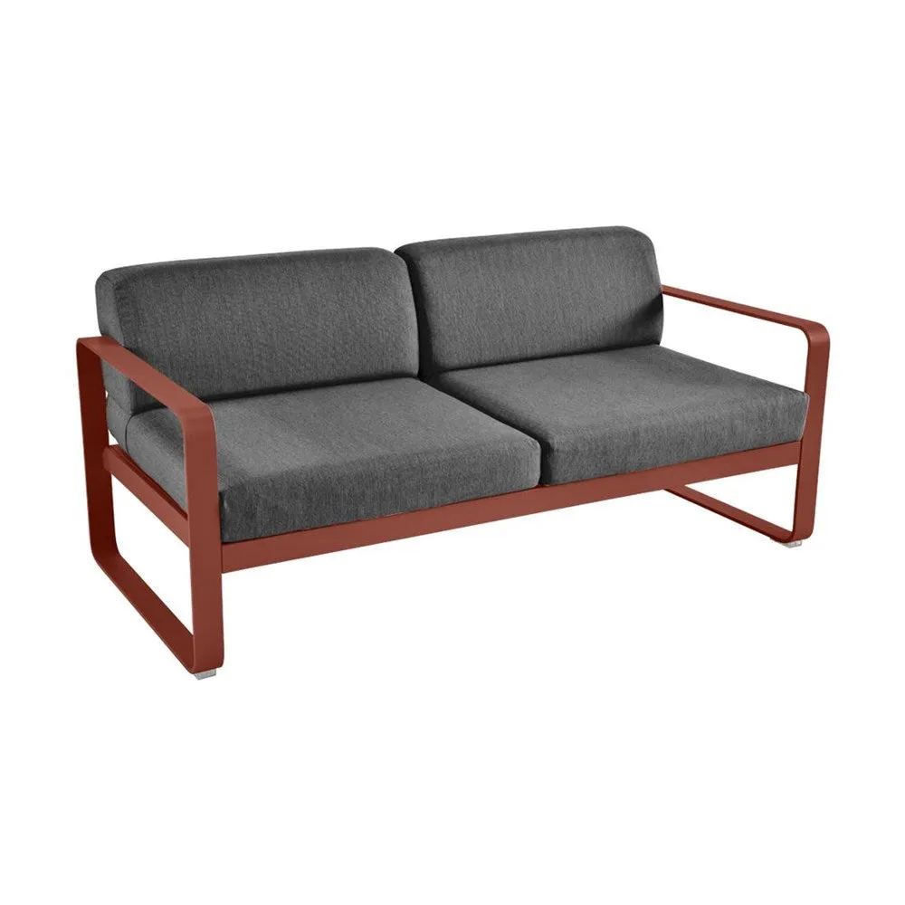 BELLEVIE 2-SEATER-GRAPHITE GREY CUSHION