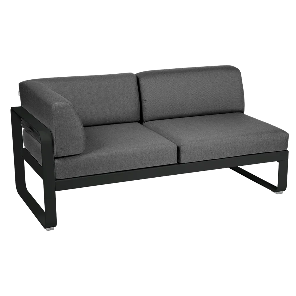 BELLEVIE 2-SEATER LEFT CORNER MODULE-GRAPHITE GREY CUSHION