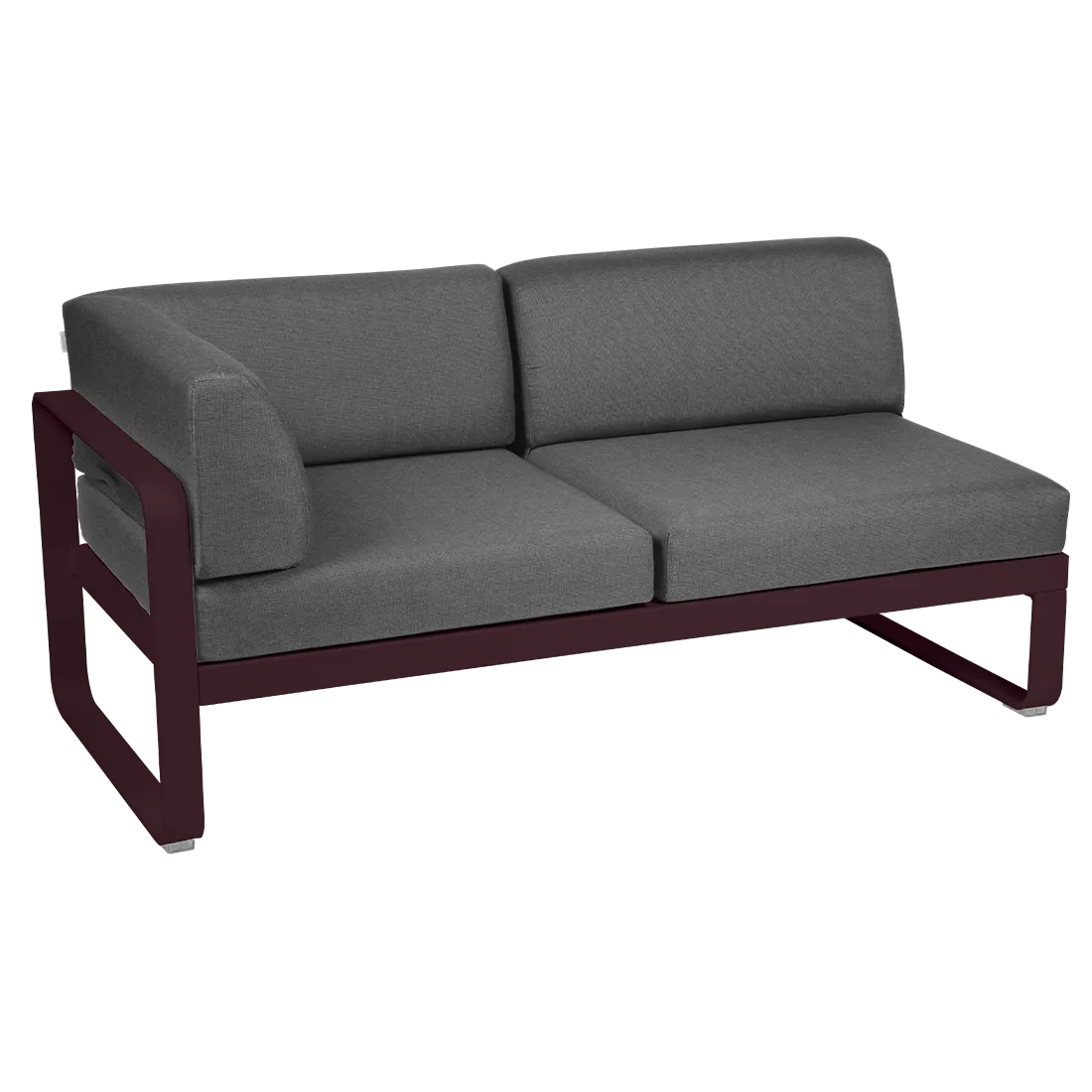 BELLEVIE 2-SEATER LEFT CORNER MODULE-GRAPHITE GREY CUSHION