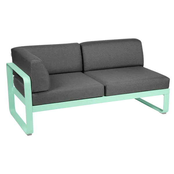 BELLEVIE 2-SEATER LEFT CORNER MODULE-GRAPHITE GREY CUSHION