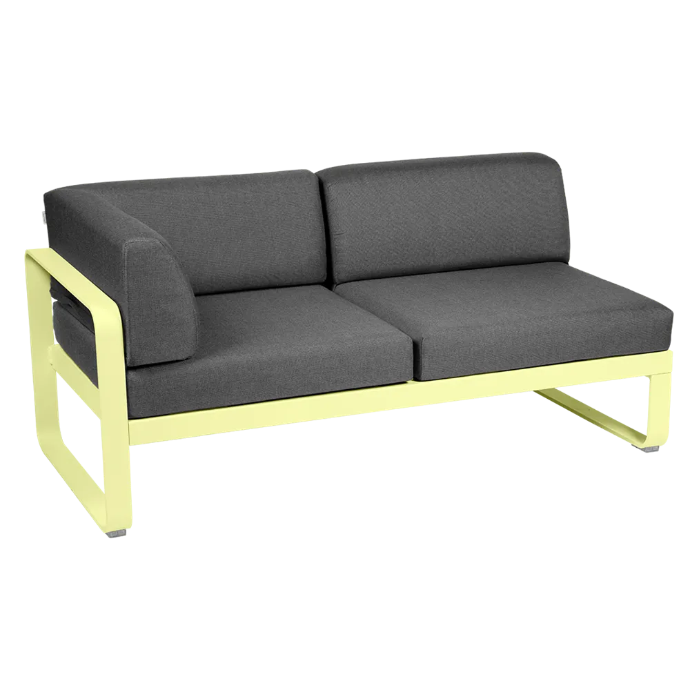 BELLEVIE 2-SEATER LEFT CORNER MODULE-GRAPHITE GREY CUSHION