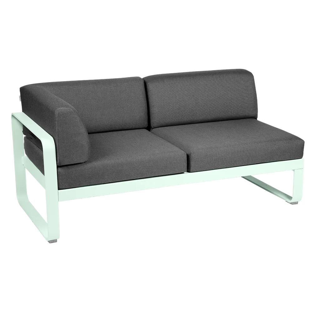 BELLEVIE 2-SEATER LEFT CORNER MODULE-GRAPHITE GREY CUSHION