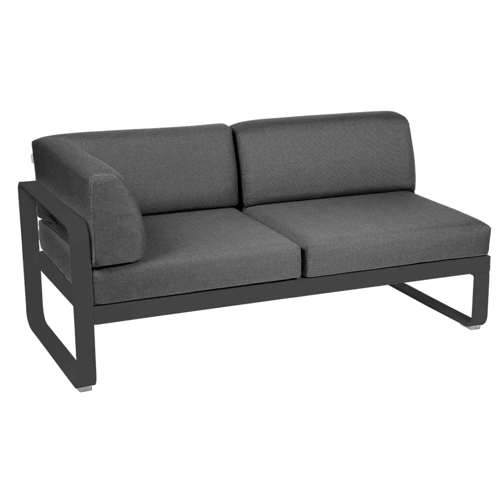 BELLEVIE 2-SEATER LEFT CORNER MODULE-GRAPHITE GREY CUSHION