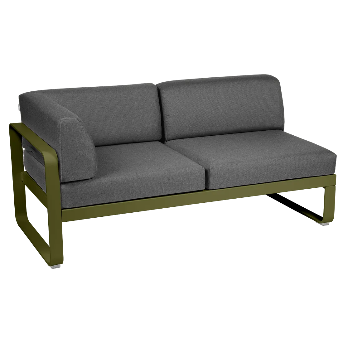 BELLEVIE 2-SEATER LEFT CORNER MODULE-GRAPHITE GREY CUSHION