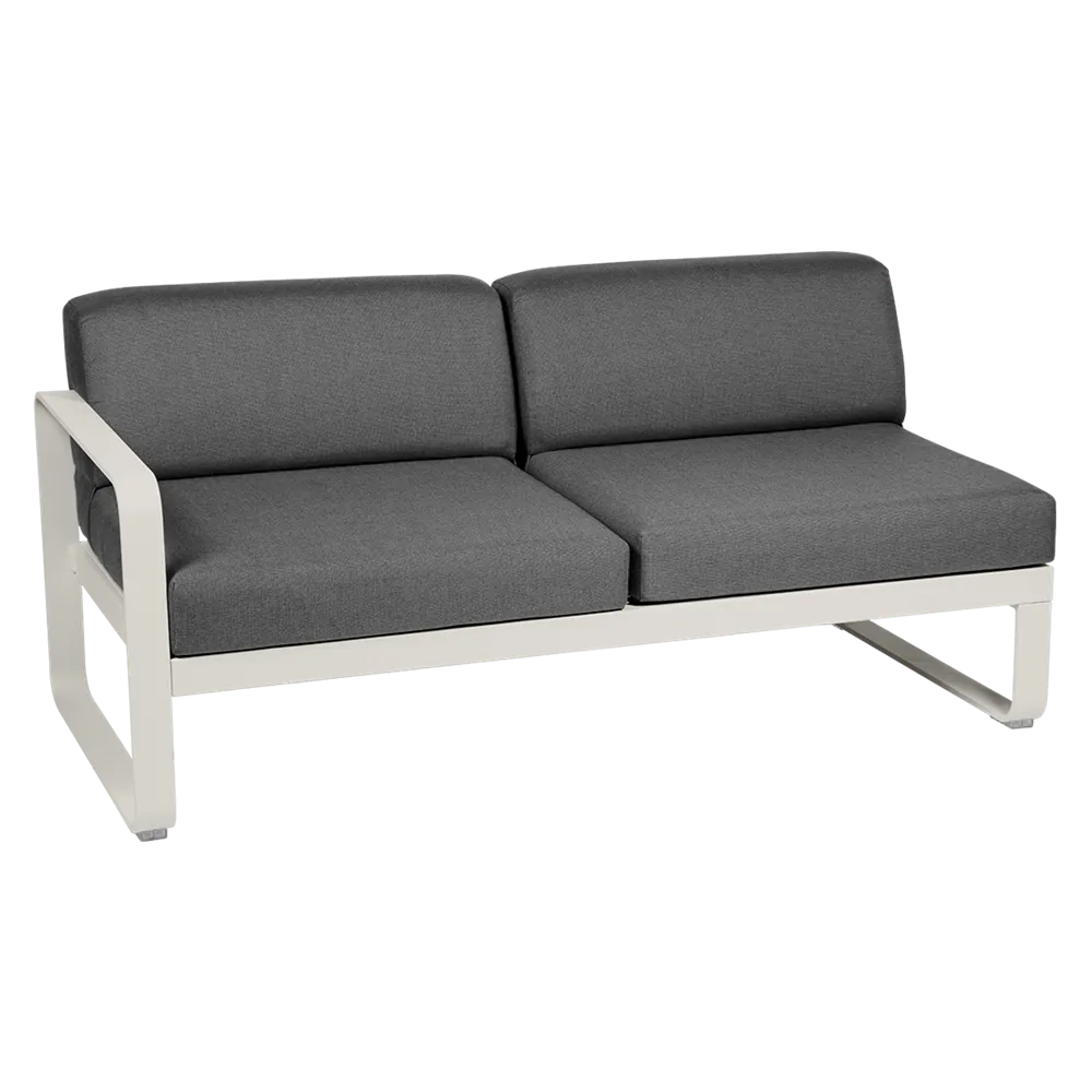 BELLEVIE 2-SEATER LEFT MODULE-GRAPHITE GREY CUSHION