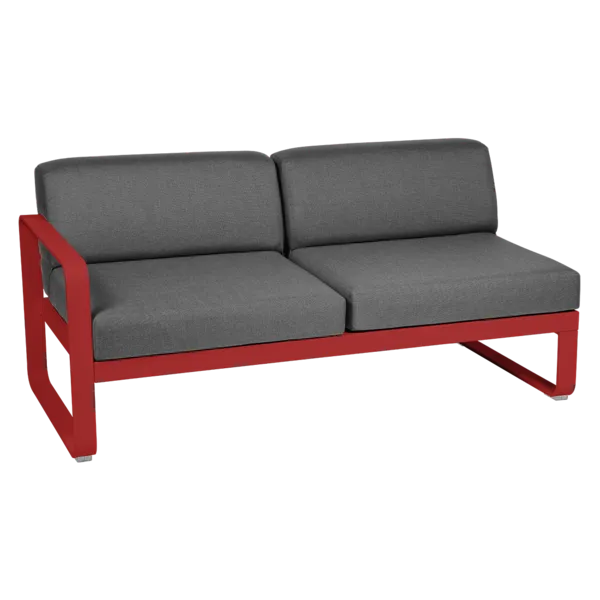 BELLEVIE 2-SEATER LEFT MODULE-GRAPHITE GREY CUSHION