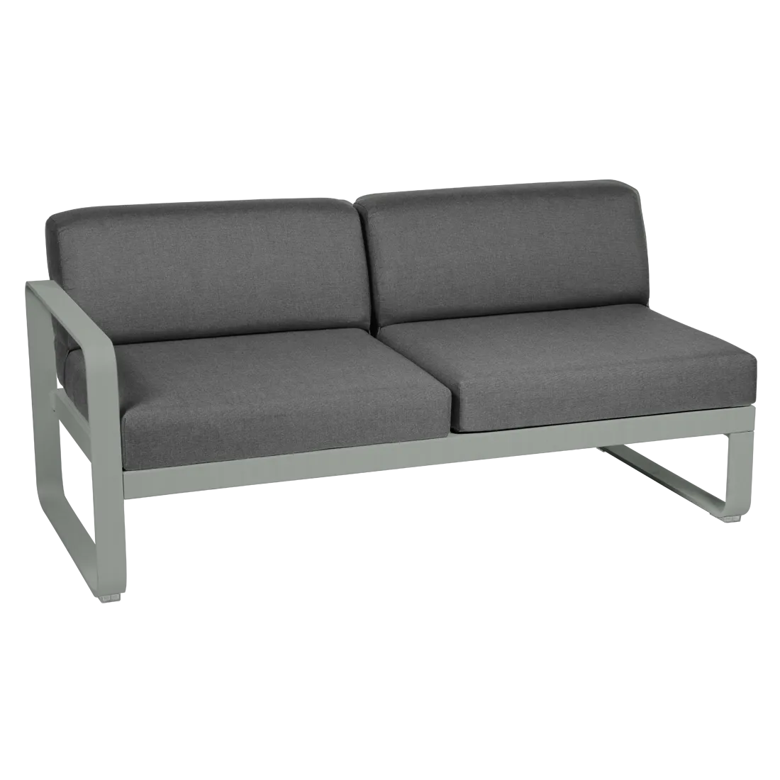 BELLEVIE 2-SEATER LEFT MODULE-GRAPHITE GREY CUSHION