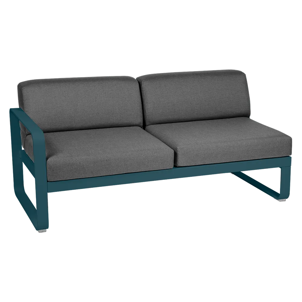 BELLEVIE 2-SEATER LEFT MODULE-GRAPHITE GREY CUSHION
