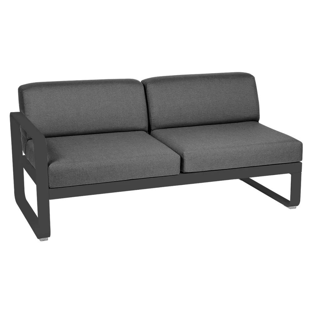 BELLEVIE 2-SEATER LEFT MODULE-GRAPHITE GREY CUSHION