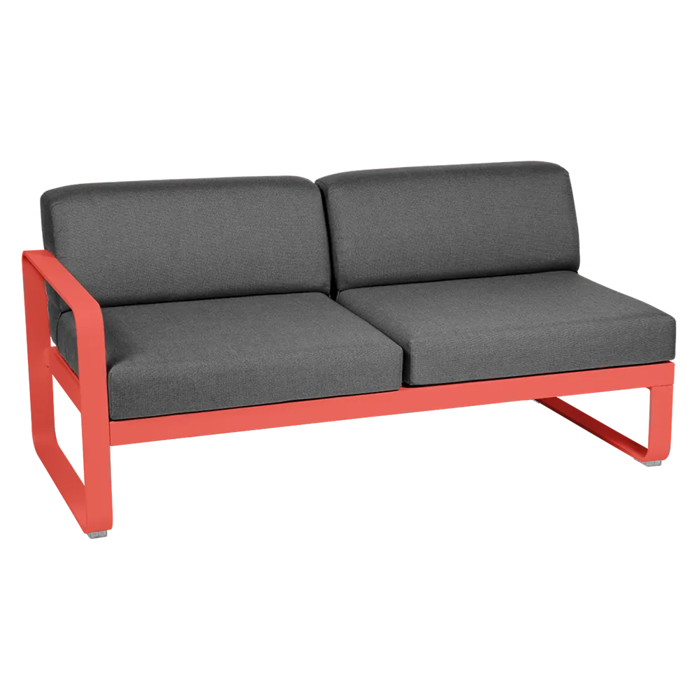 BELLEVIE 2-SEATER LEFT MODULE-GRAPHITE GREY CUSHION