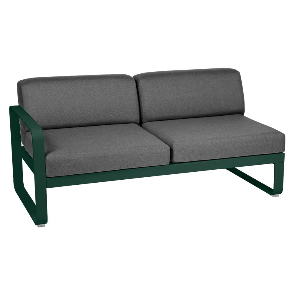 BELLEVIE 2-SEATER LEFT MODULE-GRAPHITE GREY CUSHION