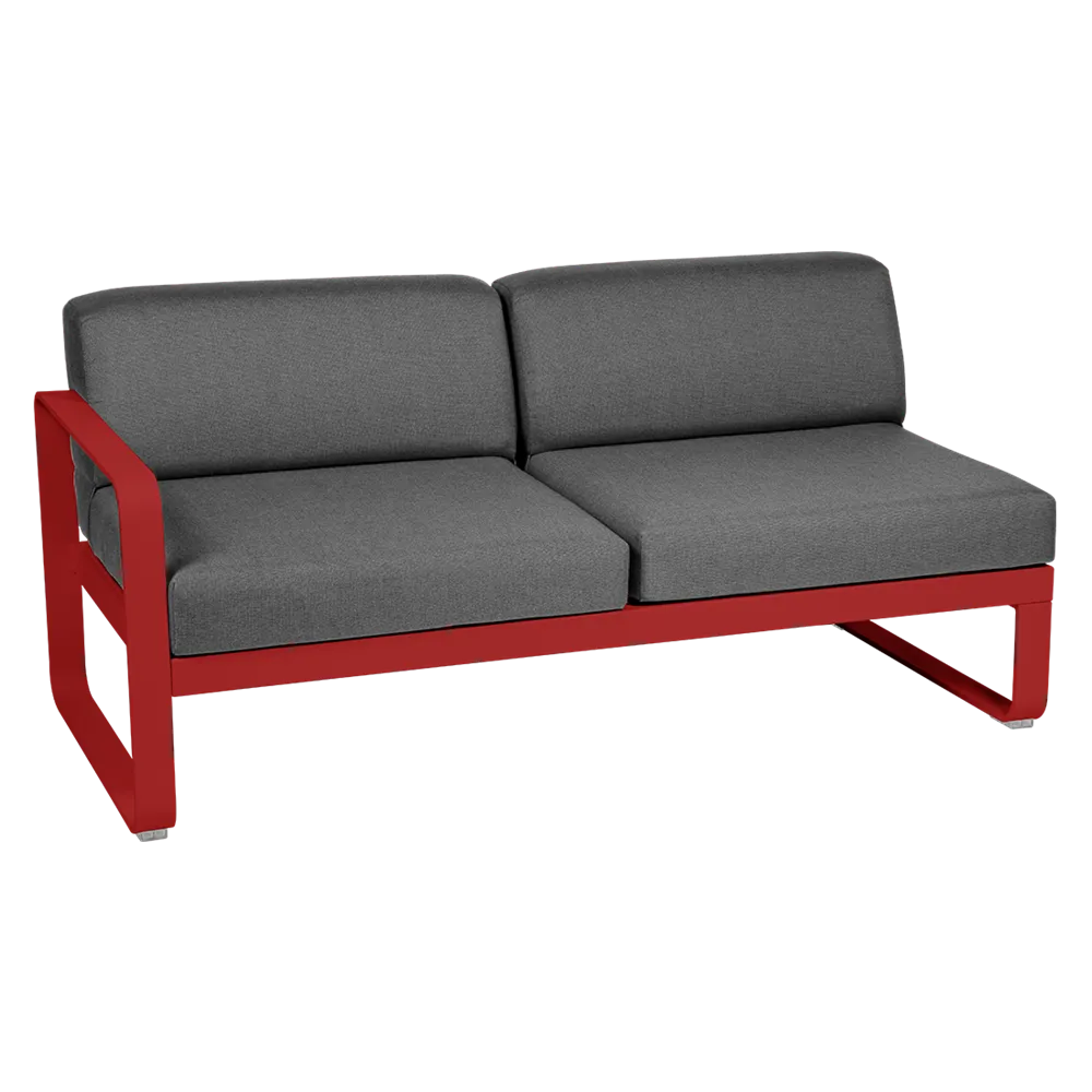 BELLEVIE 2-SEATER LEFT MODULE-GRAPHITE GREY CUSHION