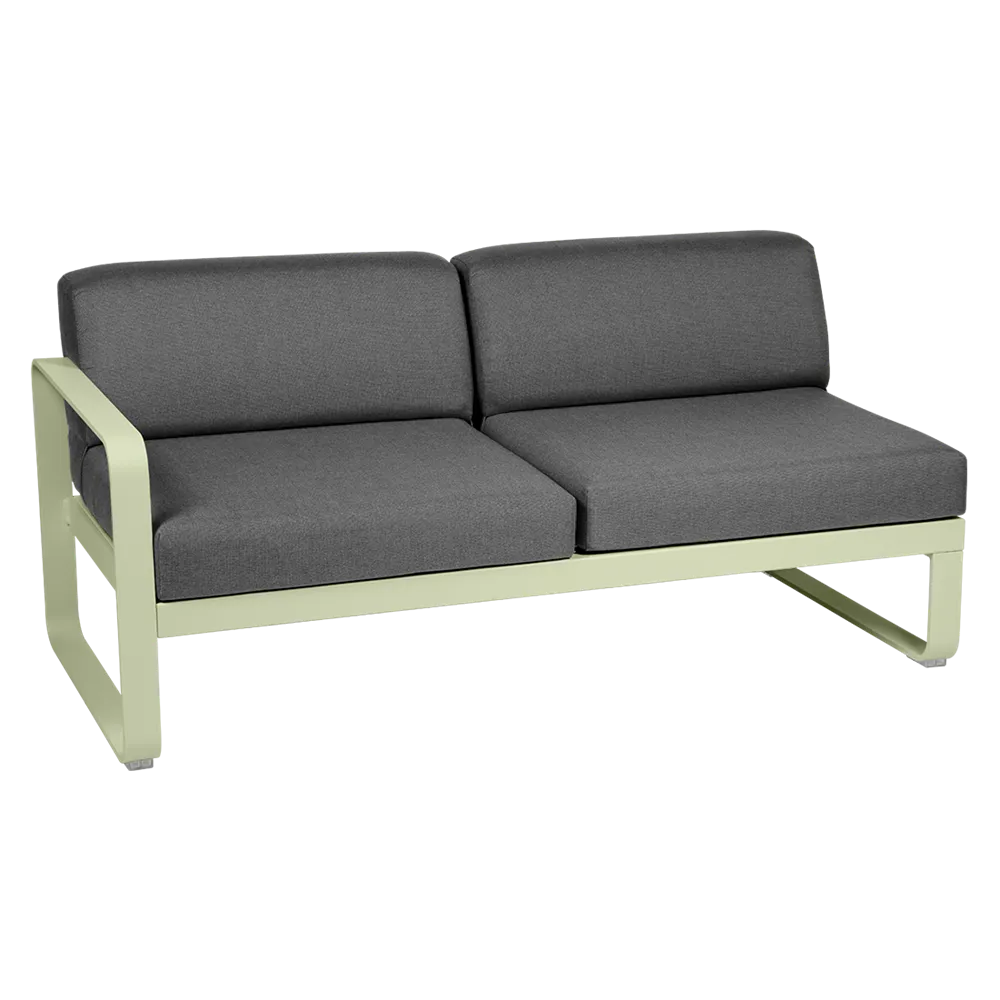 BELLEVIE 2-SEATER LEFT MODULE-GRAPHITE GREY CUSHION
