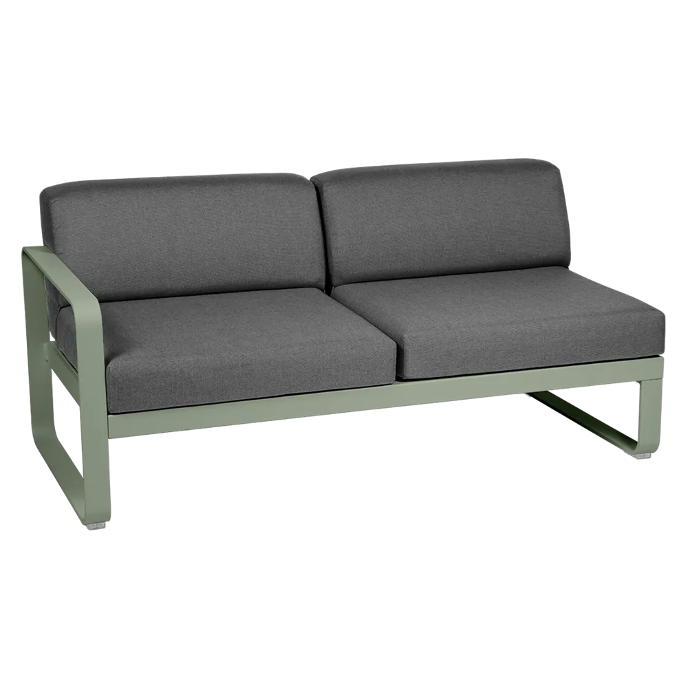 BELLEVIE 2-SEATER LEFT MODULE-GRAPHITE GREY CUSHION