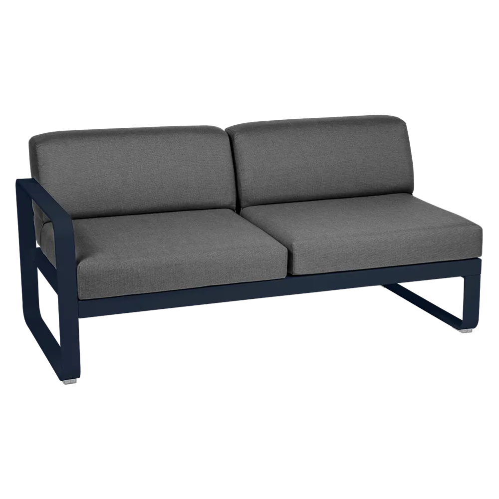 BELLEVIE 2-SEATER LEFT MODULE-GRAPHITE GREY CUSHION