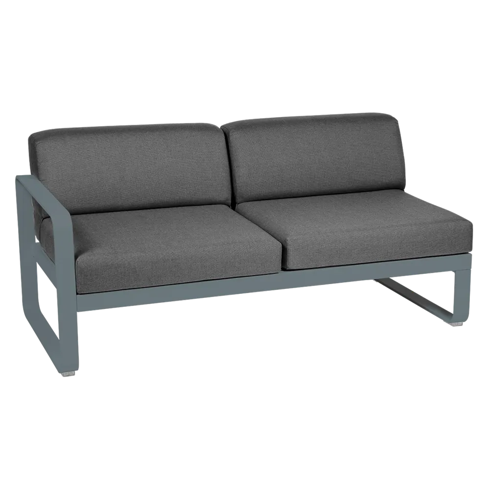 BELLEVIE 2-SEATER LEFT MODULE-GRAPHITE GREY CUSHION
