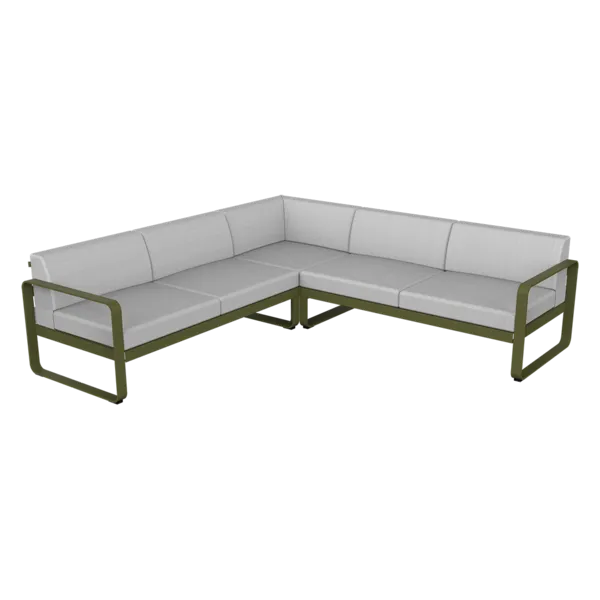 BELLEVIE MODULAR SOFA COMPOSITION 2-FLANNEL GREY CUSHION
