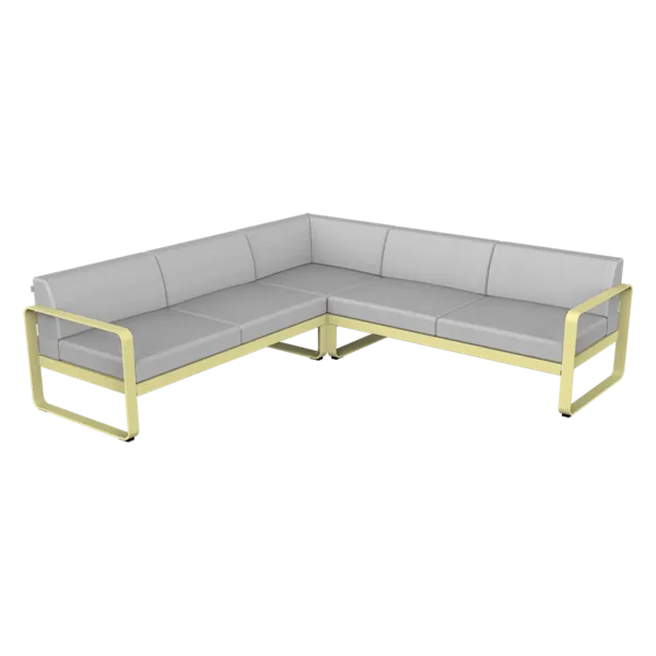BELLEVIE MODULAR SOFA COMPOSITION 2-FLANNEL GREY CUSHION