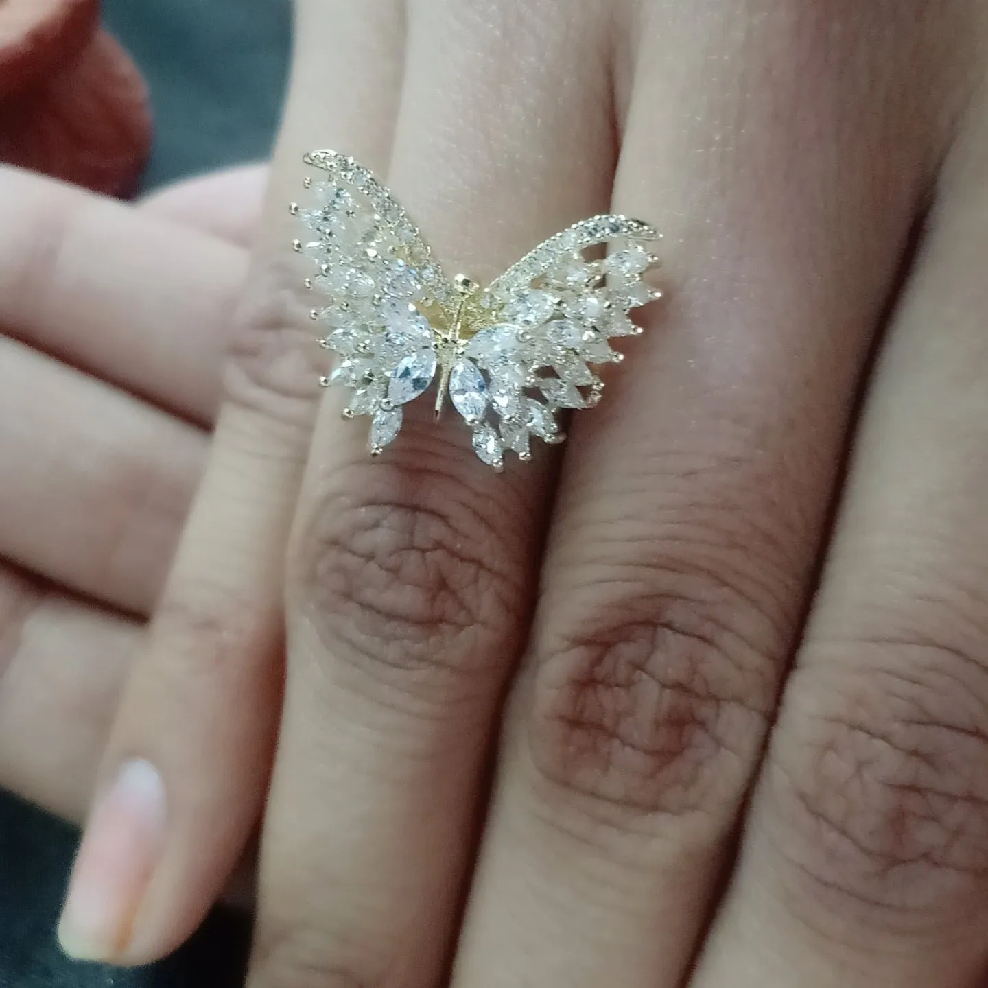 BUTTERFLY DESIGNER DIA RING