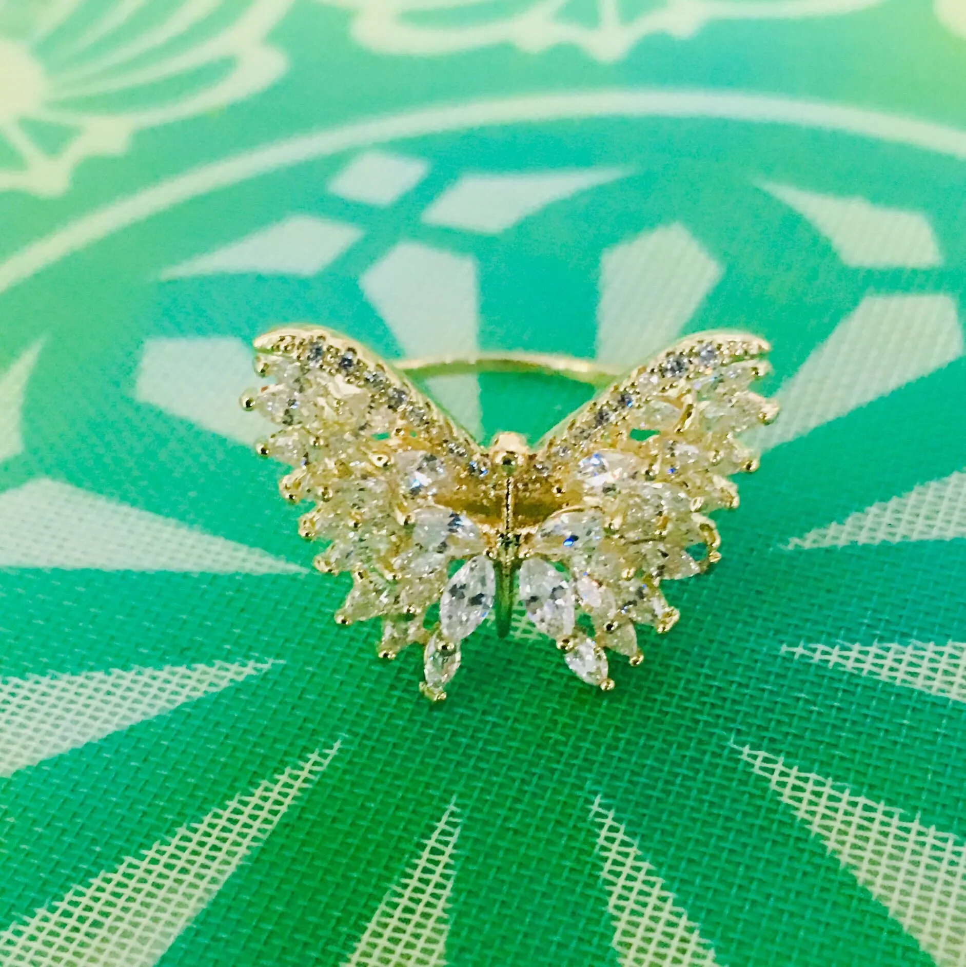 BUTTERFLY DESIGNER DIA RING