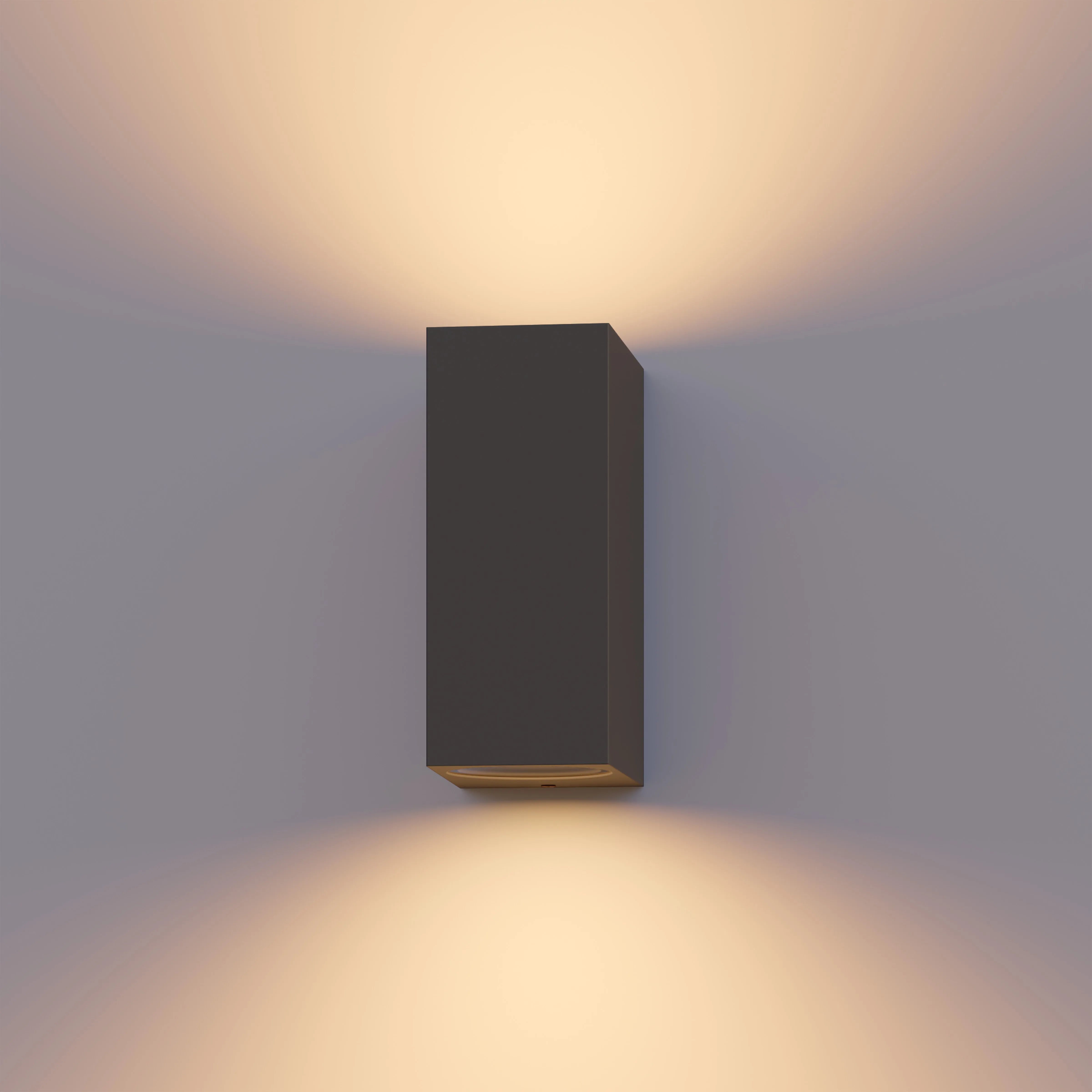 Calex LED Wall Lamp Bergamo - Up & Down - 2x GU10 - Anthracite