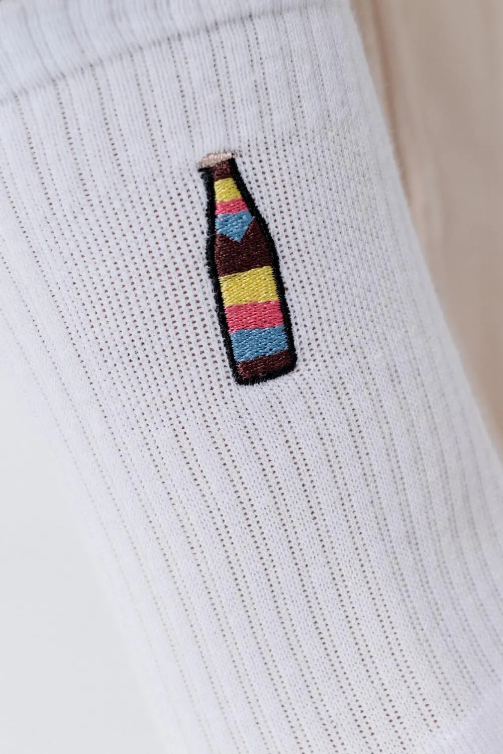 Cola Mix | Bestickte Bio Baumwoll Socken