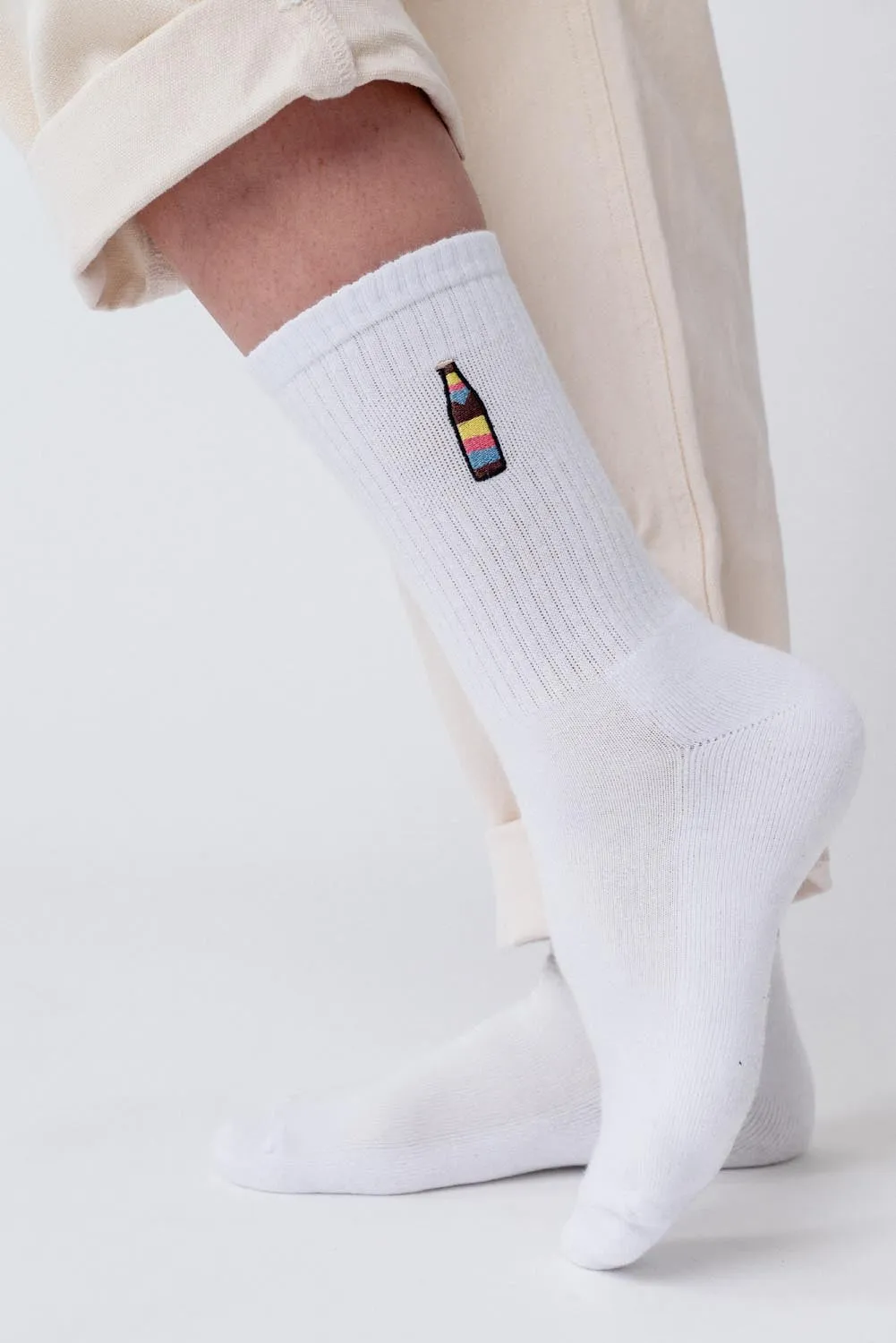 Cola Mix | Bestickte Bio Baumwoll Socken