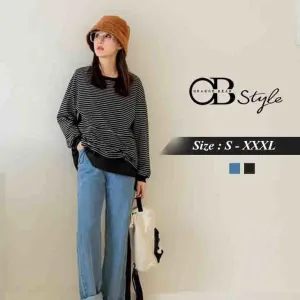 DIP HEM FAKE TWO PIECE TOP
