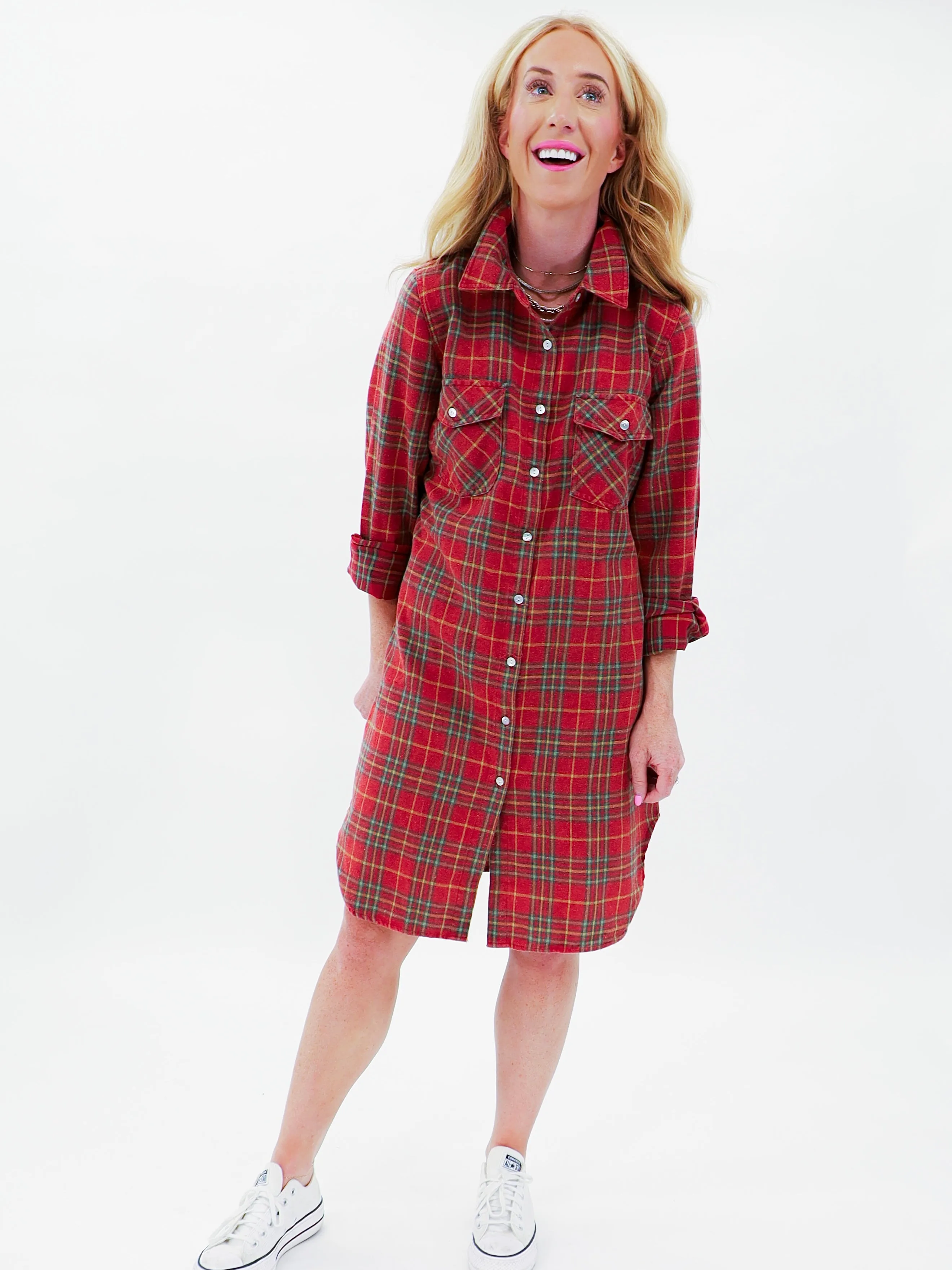 Dreaming In Plaid Dress