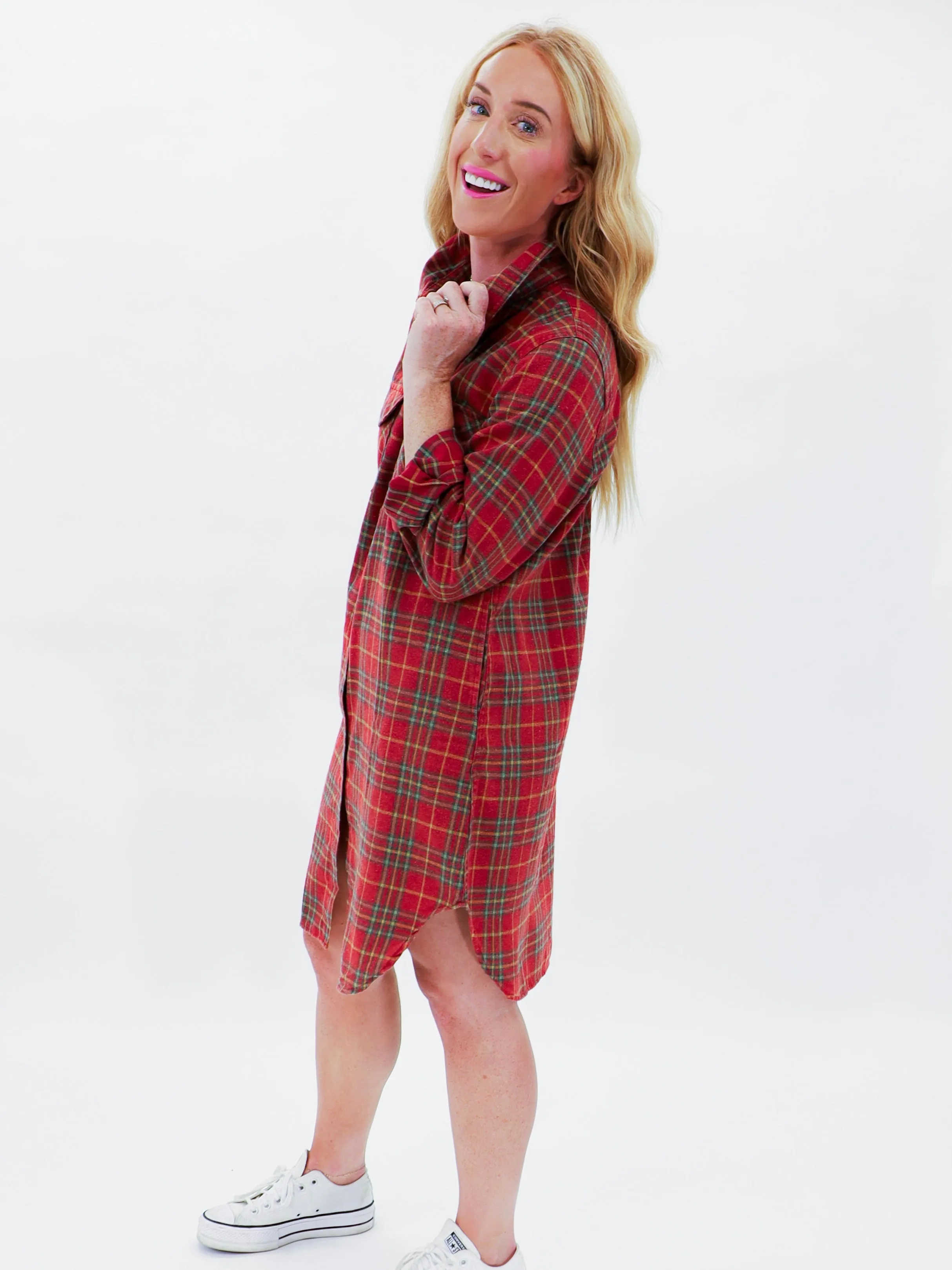 Dreaming In Plaid Dress