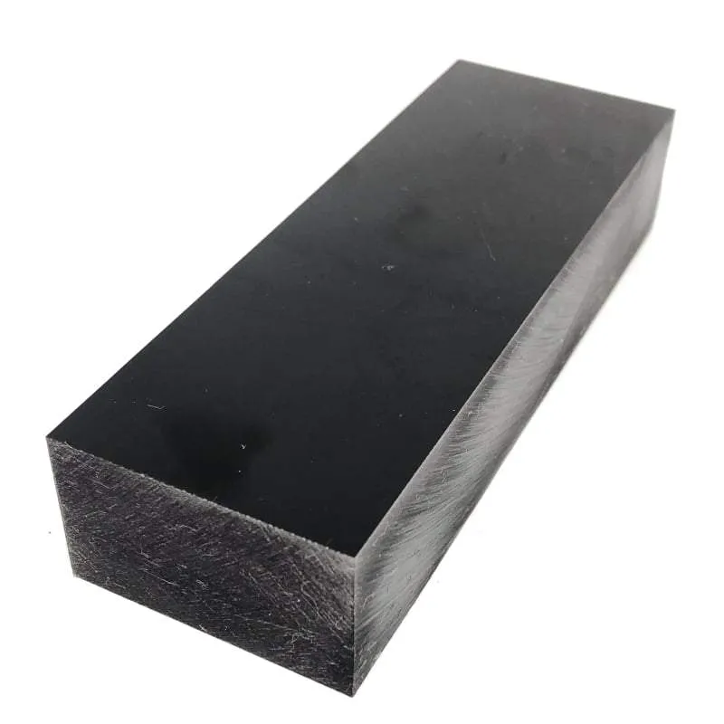 G10 Knife Handle Scales & Block- BLACK