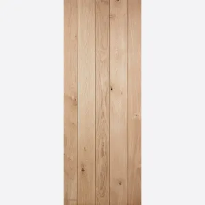 Joinery External Solid Oak Ledged Door