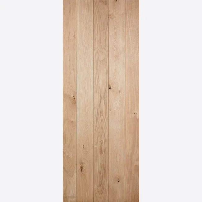 Joinery External Solid Oak Ledged Door
