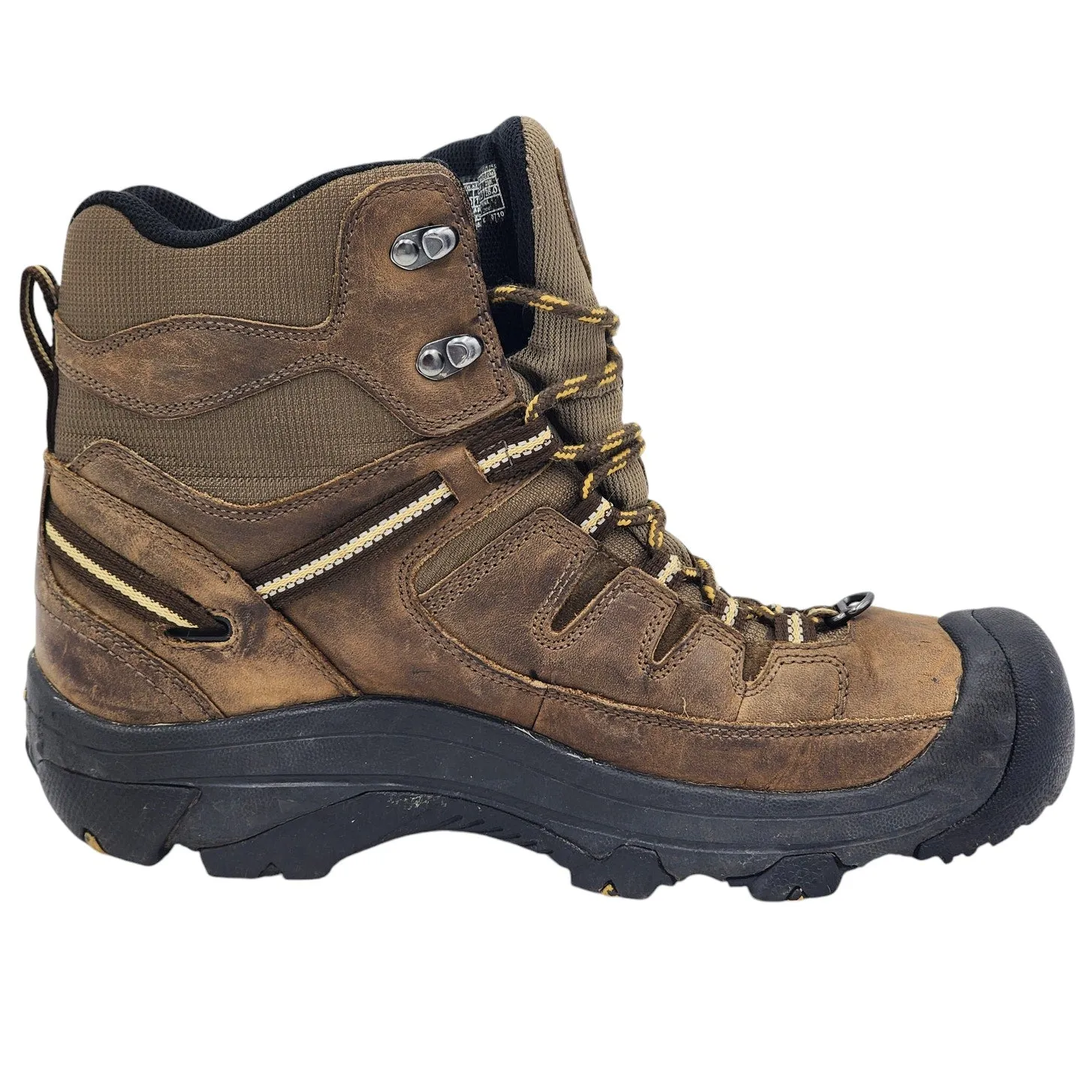 KEEN Boots Womens 11 Targhee Mid Waterproof Dry Hiking Shoes 200g 52003-SBOC