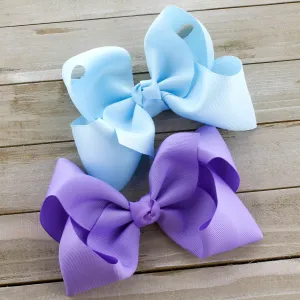 Large Twisted Boutique Hair-Bow