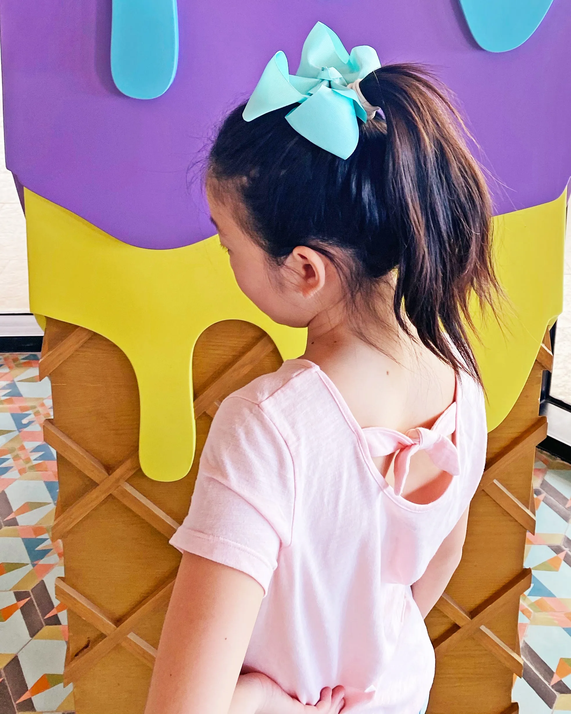 Large Twisted Boutique Hair-Bow